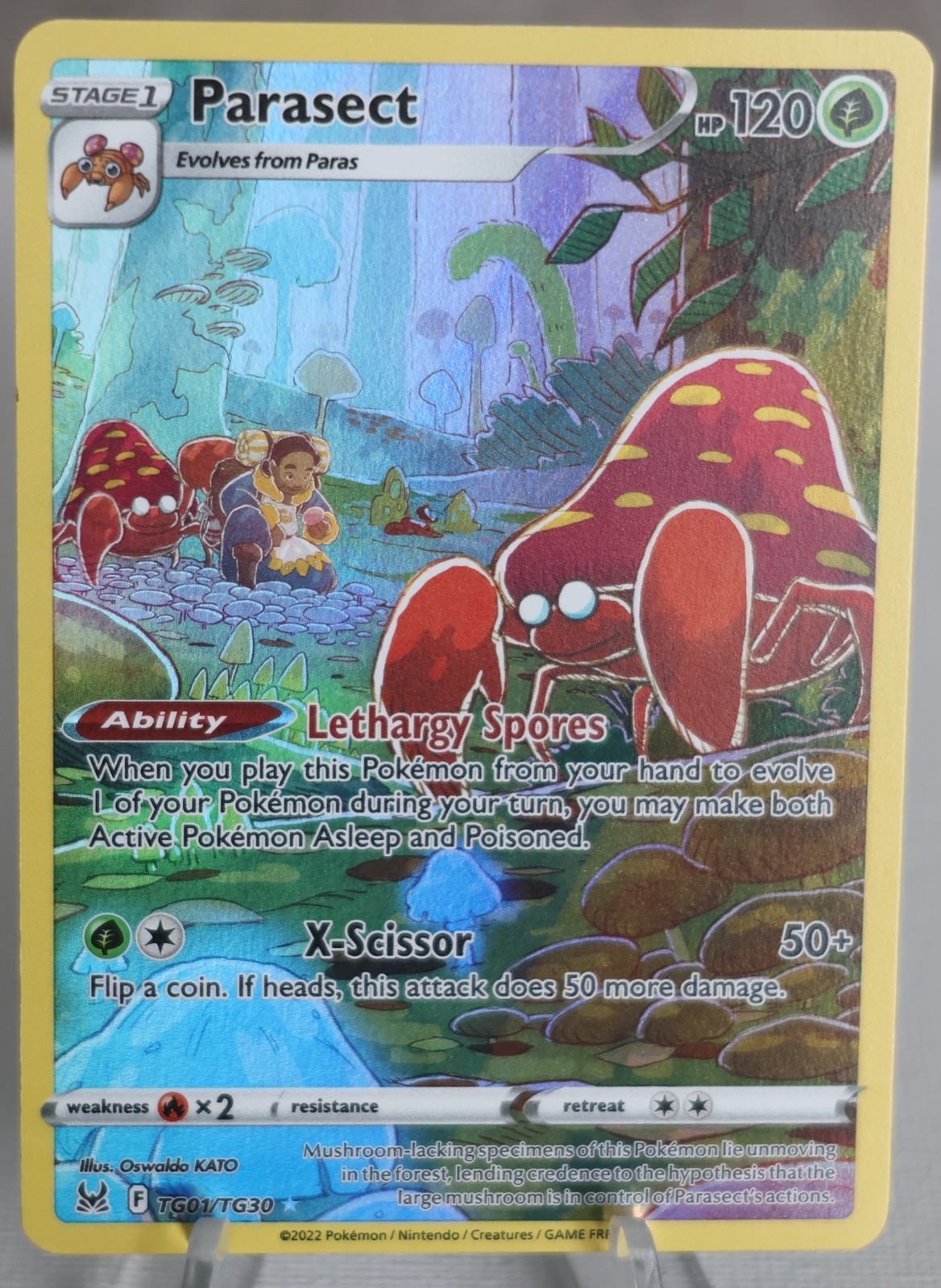 Parasect TG01/TG30 SWSH11: Lost Origin Trainer Gallery - Pokemon Card - NM