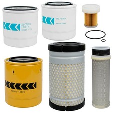 Air Oil Fuel Hydraulic Filter Kit for Kubota RTV-X1100C RTV-X1120D RTV-X1140