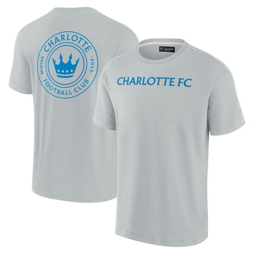 Unisex Fanatics grau Charlotte FC Elements super weiches Kurzarm T-Shirt