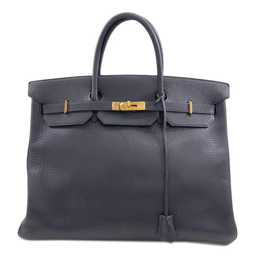 HERMES  Birkin 40 Blue Indigo GoldHardware Handbag Ardennes  Ladies [Used]