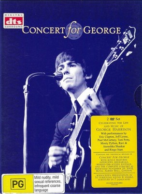 Concert For George 2DVD Set Royal Albert Hall 2002 Eric Clapton McCartney R4