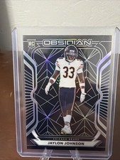 2020 Panini Obsidian Football #170 Jaylon Johnson RC Chicago Bears /100