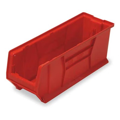 Quantum Storage Systems Qus951rd Storage Bin, Polypropylene/Polyethylene, Red,