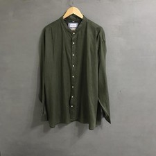 Mens Tom Rusborg Shirt Khaki Linen 5XL