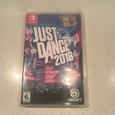 Nintendo Switch Just Dance 2018 Game And Case