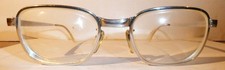 Vintage 70s Amor-France Eyeglasses Silver Frames Size -22mm. 145