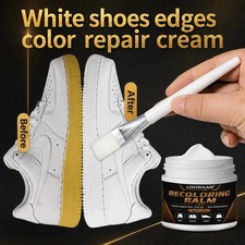 LOORSAN White Shoe Edge Restorer Cream 35g Sneaker Sole Leather Paint Color Fix