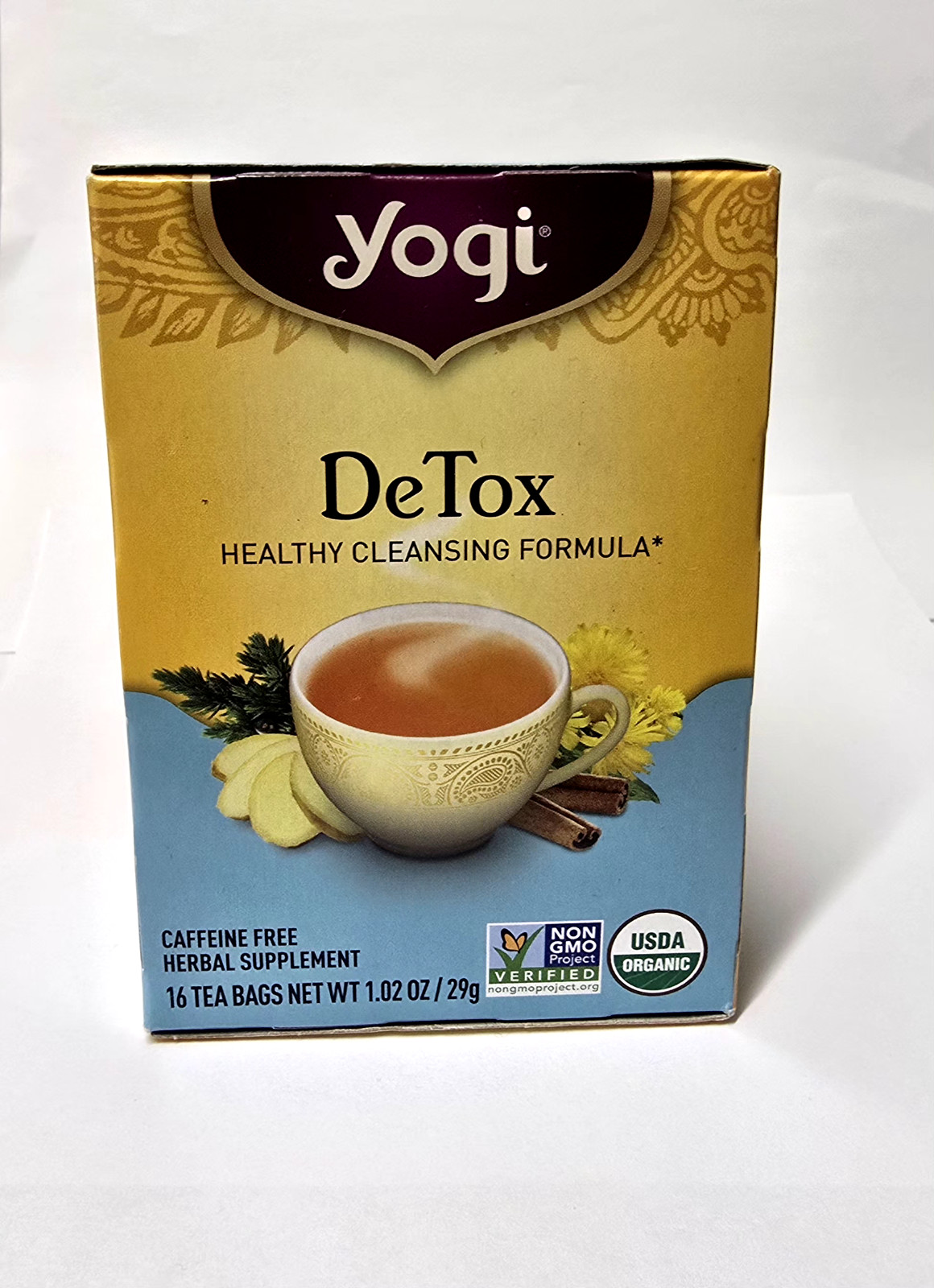 Natural Organic Tea Bags Relaxation Detox Immune Support 16 