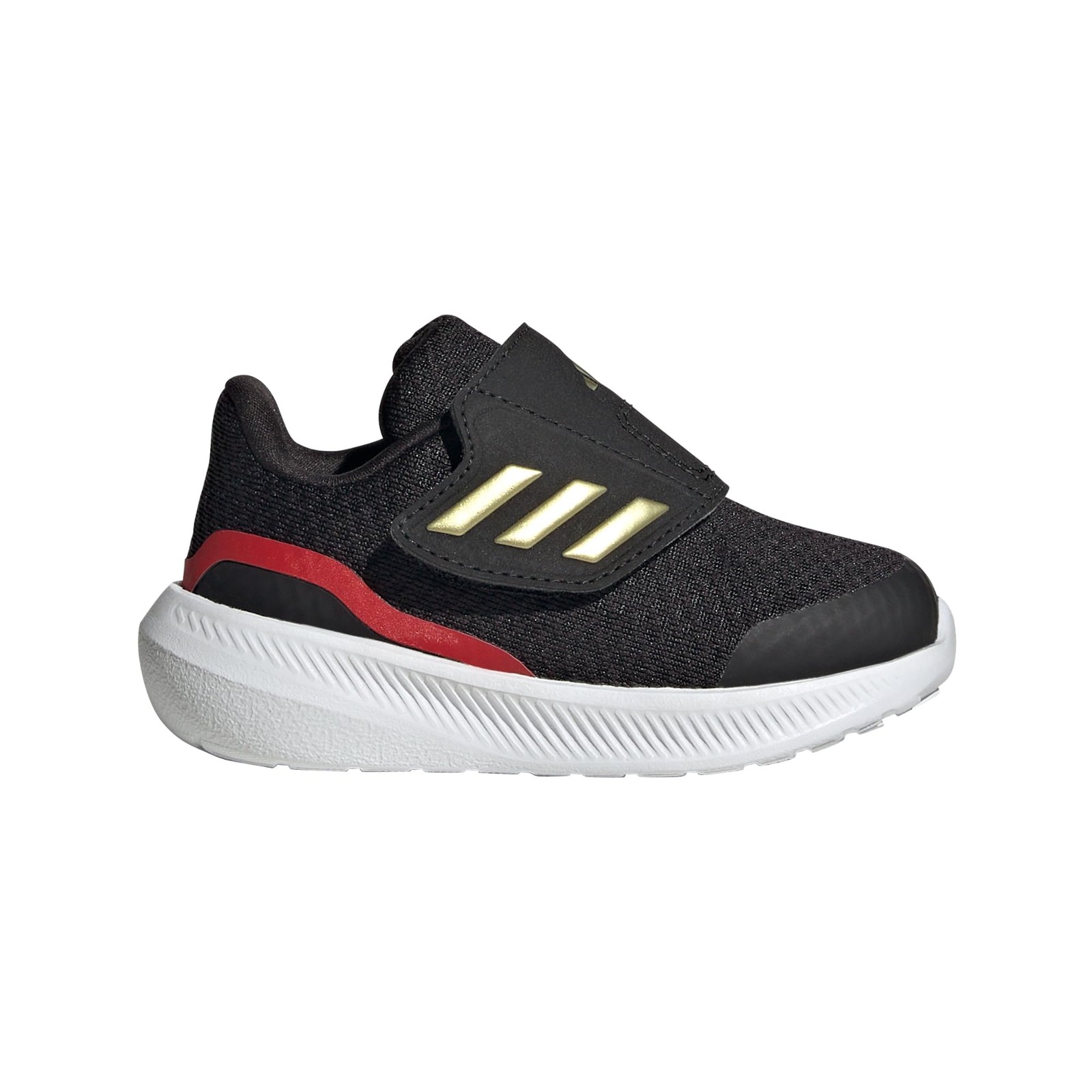 Sz 5 Infant  adidas RunFalcon 3.0 AC (Toddler) Core Black/Gold Metallic/Better..
