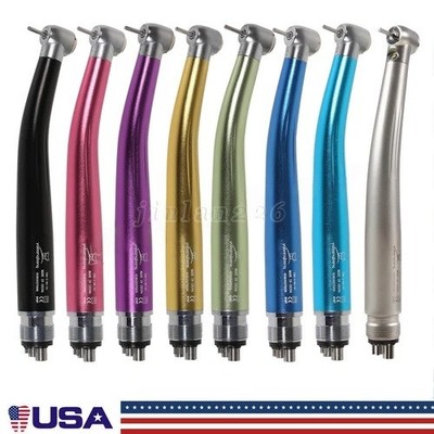 Yabangbang Dental LED E-generator Fiber Optic/High Speed Handpiece Turbine 4Hole