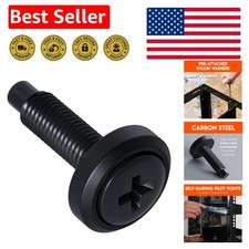 25 Pack of 10/32 Alloy Steel Server Rack Screws with Nylon Washers  Pilot Point