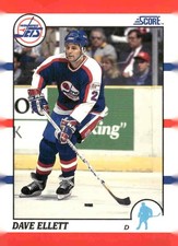 1990-91 Score Canadian #65 Dave Ellett