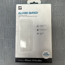 ZAGG Brand iFrogz Apple iPhone 15 Pro Max Glass Shield Screen Protector NEW!