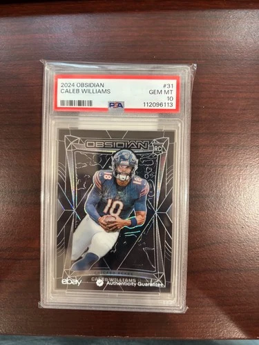 2024 Panini Obsidian #31 Caleb Williams (RC) - PSA 10
