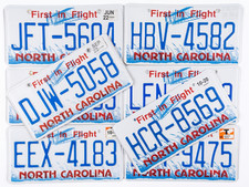 North Carolina License Plate Tag | First in Flight | One Random Plate