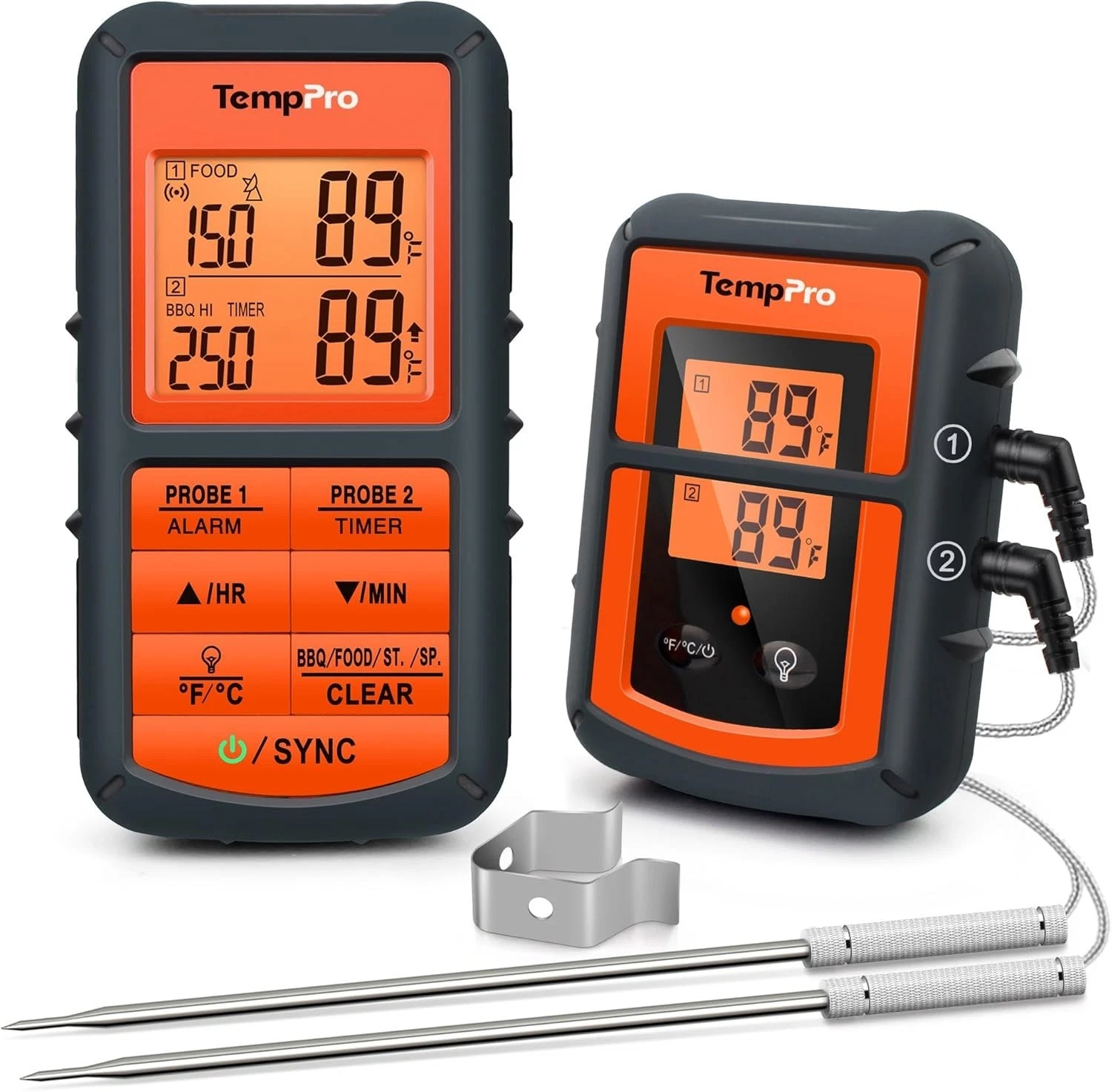 ThermoPro TP08B 500FT Wireless Meat Kitchen BBQ Cooking Thermometer Openbox
Opens in a new window or