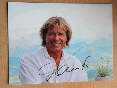 Hansi Hinterseer - Autogramm Großfoto GF 20x30 original signiert - #O31