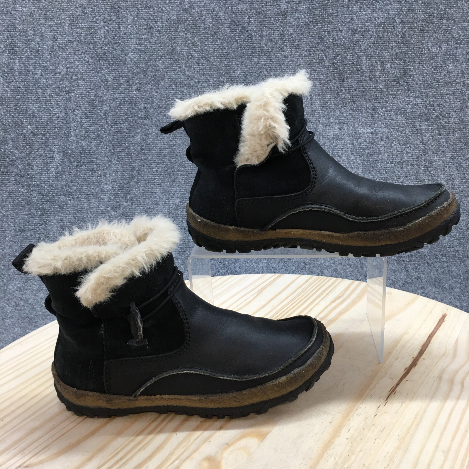 Merrell Stivali da Neve Impermeabili Donna 5 5 Tremblant Nero Pelle Ecopelliccia J45728
