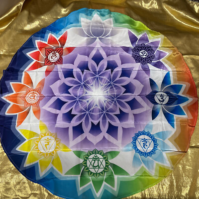 High-quality alter cloth in French crêpe Lotus chakras