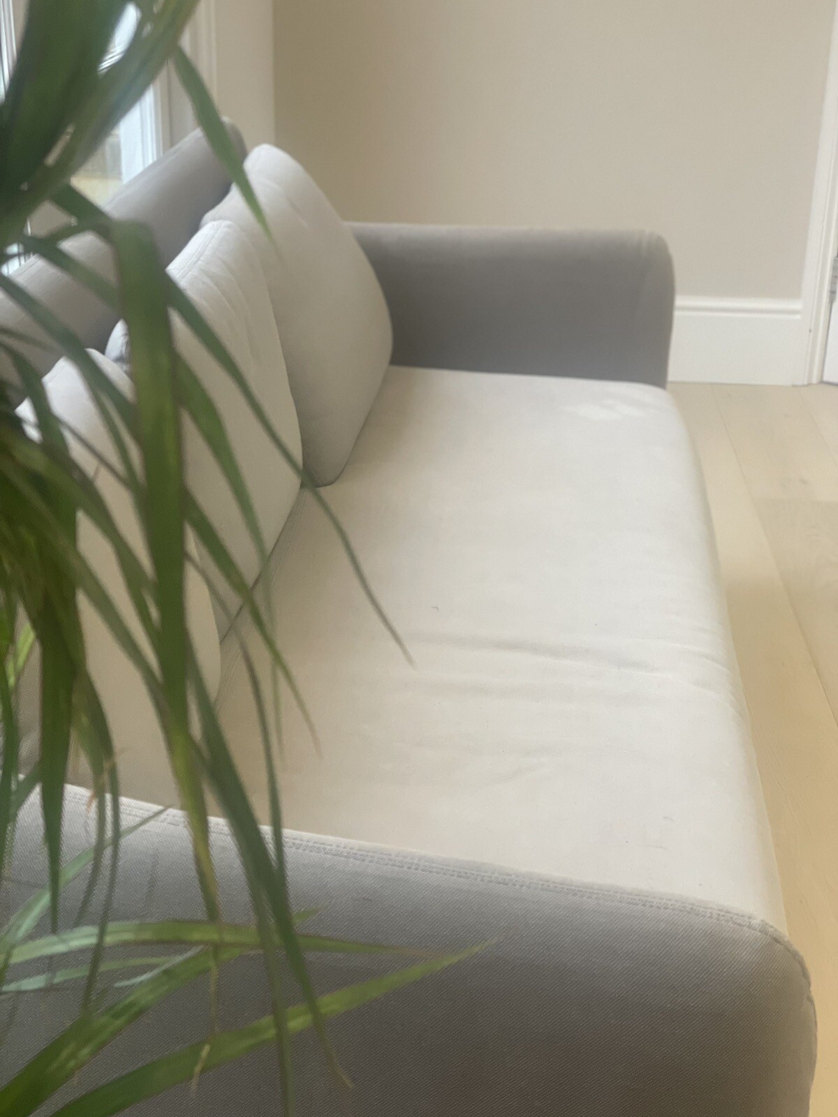 Stylish Habitat grey sofa eBay