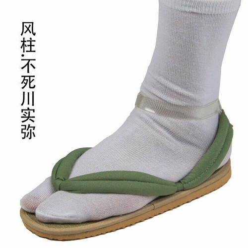 Demon Slayer Kimetsu no Yaiba Kamado Tanjirou Cosplay Shoes Geta Clogs Slippers - Picture 14 of 23