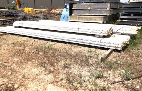 OPEN CHANNEL TUBING, 3" X 3", 23 FT LONG, 1-1/2" OPENING