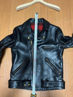 THE REAL McCOY'S BUCO JH-1 Horsehide Double Riders Leather Jacket