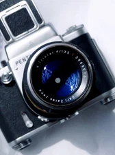 Unique: Carl Zeiss Jena Triotar 4/135mm Red T Coated for P6 Pentacon SIX, MACRO