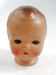 397 Pappmarchee Puppenkopf Madchen Puppen Kopf Mit Kopfmarke Alt Ebay