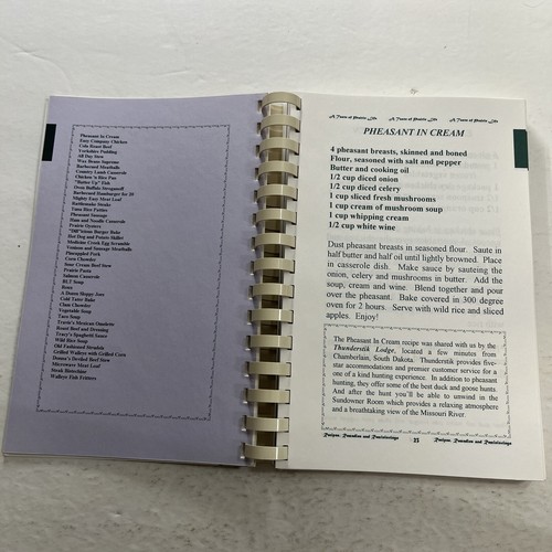 Taste Prairie Life Cookbook Chamberlain South Dakota House Wife Farmer Rancher - Foto 4 di 12