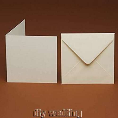 5x5" Creased Blank Pastel Square Cards & Smooth White Envelopes - 40 Pack - View #4
