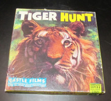 Tiger Hunt 8 mm Film Castle Films No. 656 Wildlife Jungle