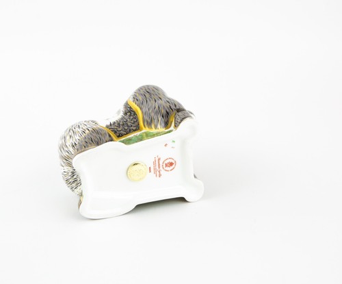 ROYAL CROWN DERBY ’MOUNTAIN GORILLA' PAPERWEIGHT FIGURE MODEL & GOLD STOPPER - Picture 4 of 4