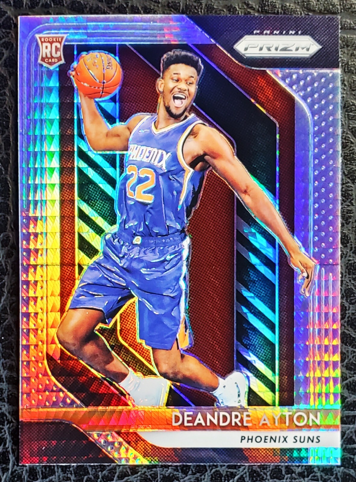 2018-19 PANINI PRIZM DEANDRE AYTON HYPER PRIZM ROOKIE #279 RC PHOENIX SUNS