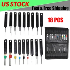 18PCS Car Terminal Removal Tool Kit Wire connector Pin Release Extractor Puller