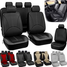 For Toyota Rav4 Leather Front Rear Car Seat Covers 25-seats Protector Full Set For Toyota Rav4 Leather Front Rear Car Seat Covers 25-seats Protector Full Set