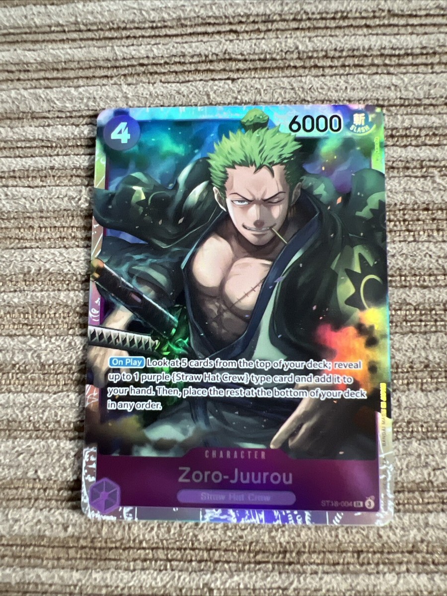 Zoro-Juurou ST18-004 SR Start Deck (Purple Monkey.D.Luffy) - ONE