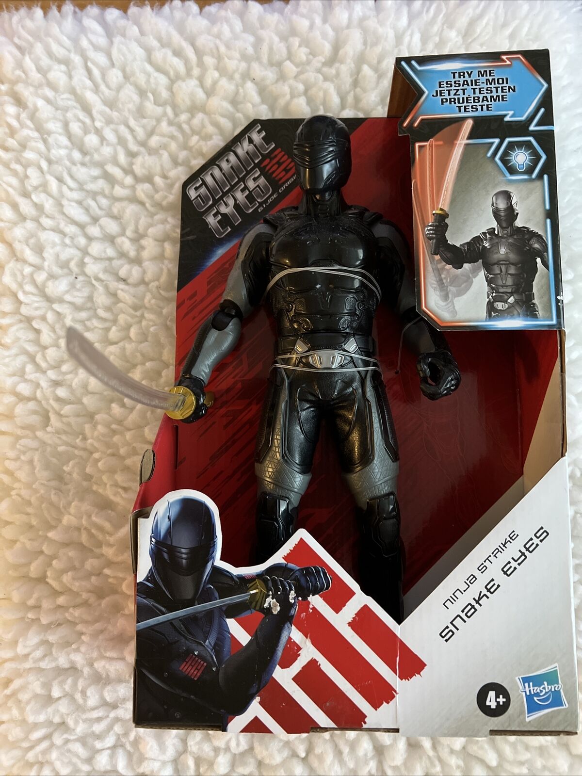 🔥SNAKE EYES Ninja Strike 🔥 GI Joe Origins Hasbro 12-Inch Action Figure New