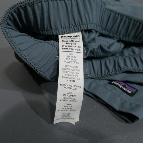 Patagonia Kids Outdoor Everyday Shorts Plum Gray Size Large 12 Belted Hiking - Picture 8 of 16
