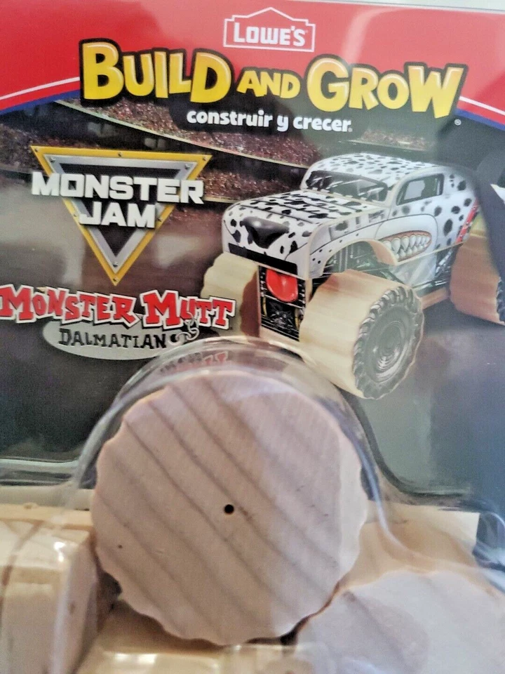 Lowes Build and Grow Monster Jam, Monster Mutt Dálmata. Precintado en paquete original Foto 3 de 4