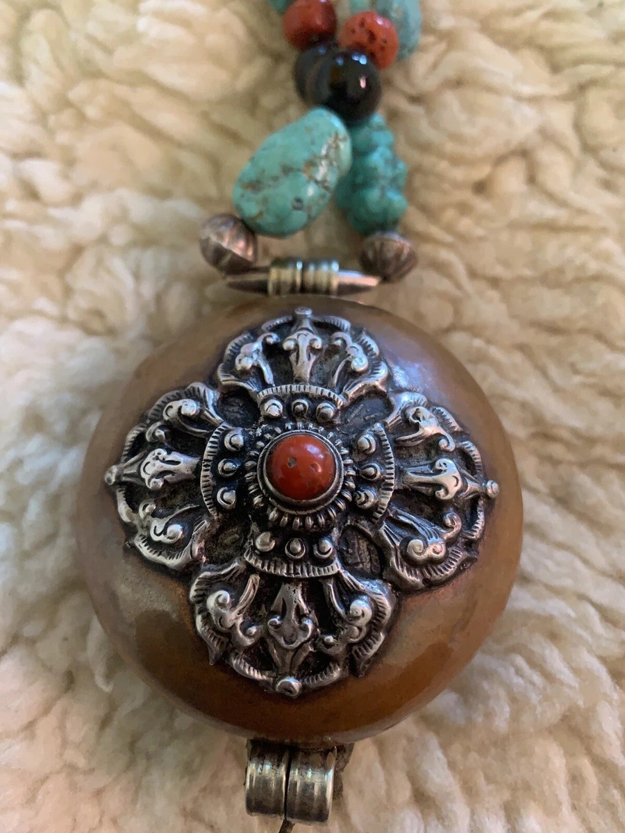 Tibetan gau necklace sale
