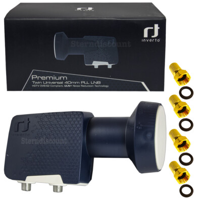 INVERTO PREMIUM PLL Twin LNB 4K> TV LMB 2 Teilnehmer Digital Sat HD+ 2 Ausgang
