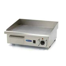 Gastro Grillplatte Glatt Burgerplatte Bratplatte Griddleplatte Elektro 55 cm