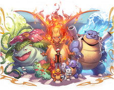 Mouse Pad - Pokemon - Great Quality, Soft Feel 