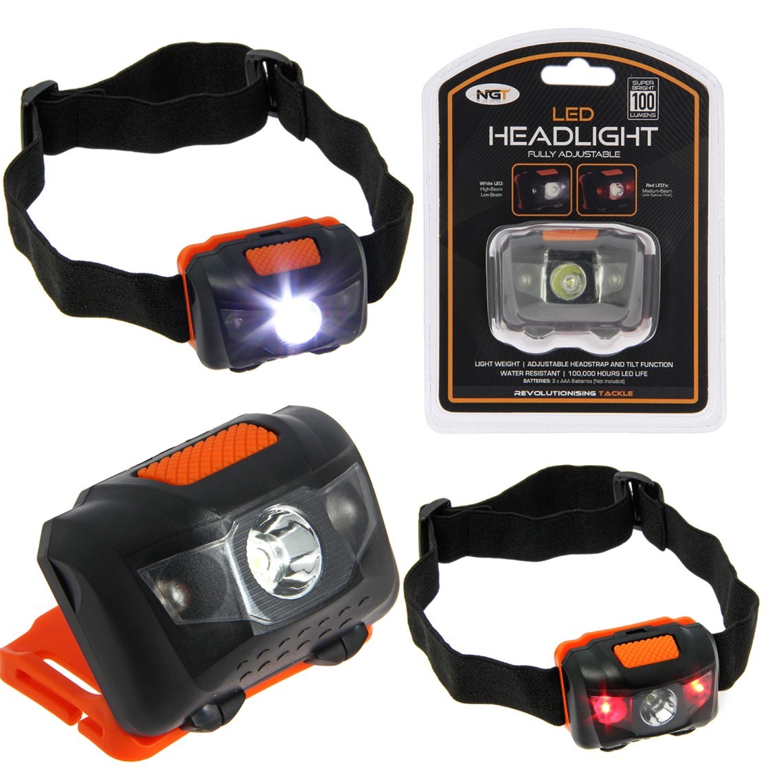 Ngt Led Headlight Cree 01 Head Torch Black M - Image 2