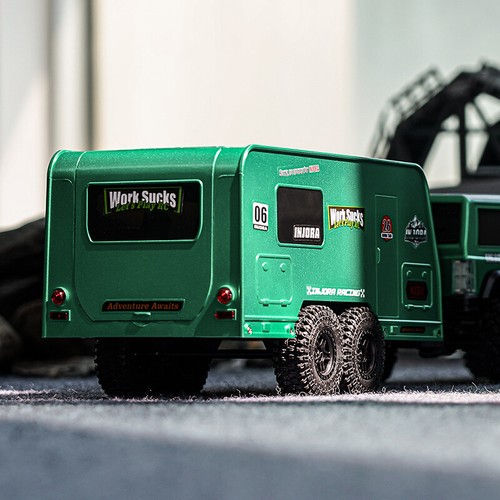 INJORA Travel Camper Trailer with Hitch For 1/18 RC Crawler TRX4M - Picture 24 of 37