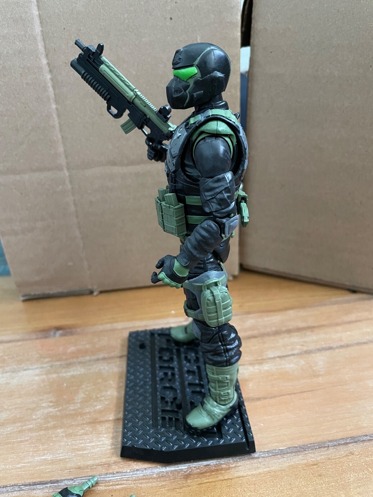 VALAVERSE ACTION FORCE STEEL BRIGADE NIGHT OPS BBTS trooper black loose