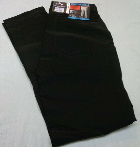 DENALI  Black  Technical Stretch  Pants  NWT 32/32   MSRP $54 - Picture 1 of 8