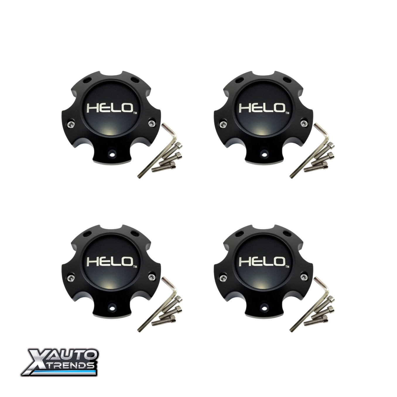Helo Rims Center Cap 4 x Helo Wheel Center Cap 39mm Height - Satin Black 1079L133HE1SB-H39 ...
