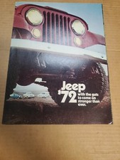 1972 Jeep Brochure With Commando Wagoneer And Truck 1972 Jeep Brochure With Commando Wagoneer And Truck
